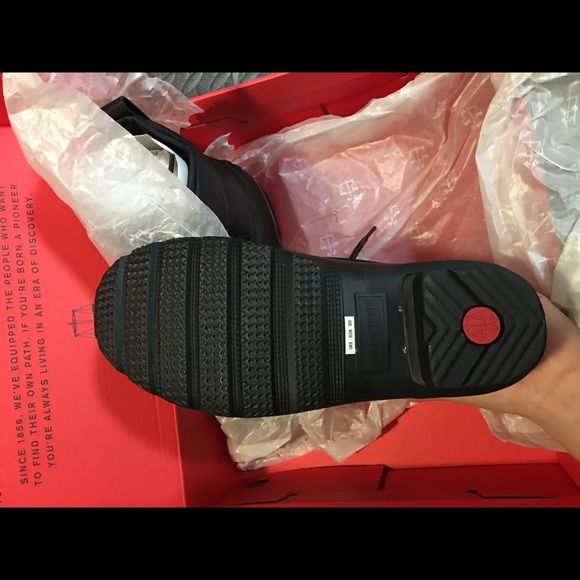 HUNTER women’s lace up short boot, size US 5 - Picture 3 of 7